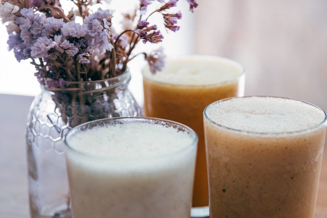 Smoothies With Flowers