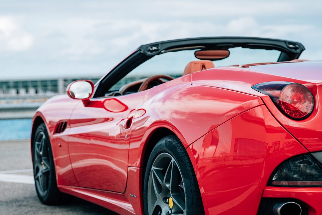 Red Convertible Car