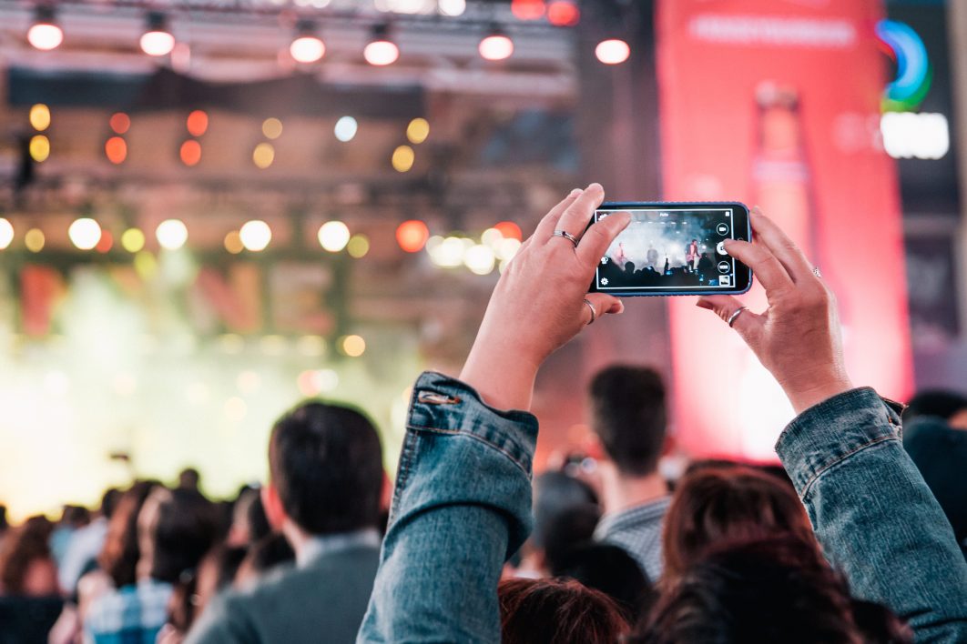 Smartphone at a Concert