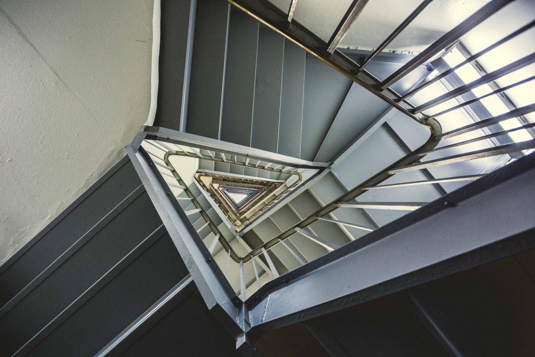 Triangle Spiral Staircase