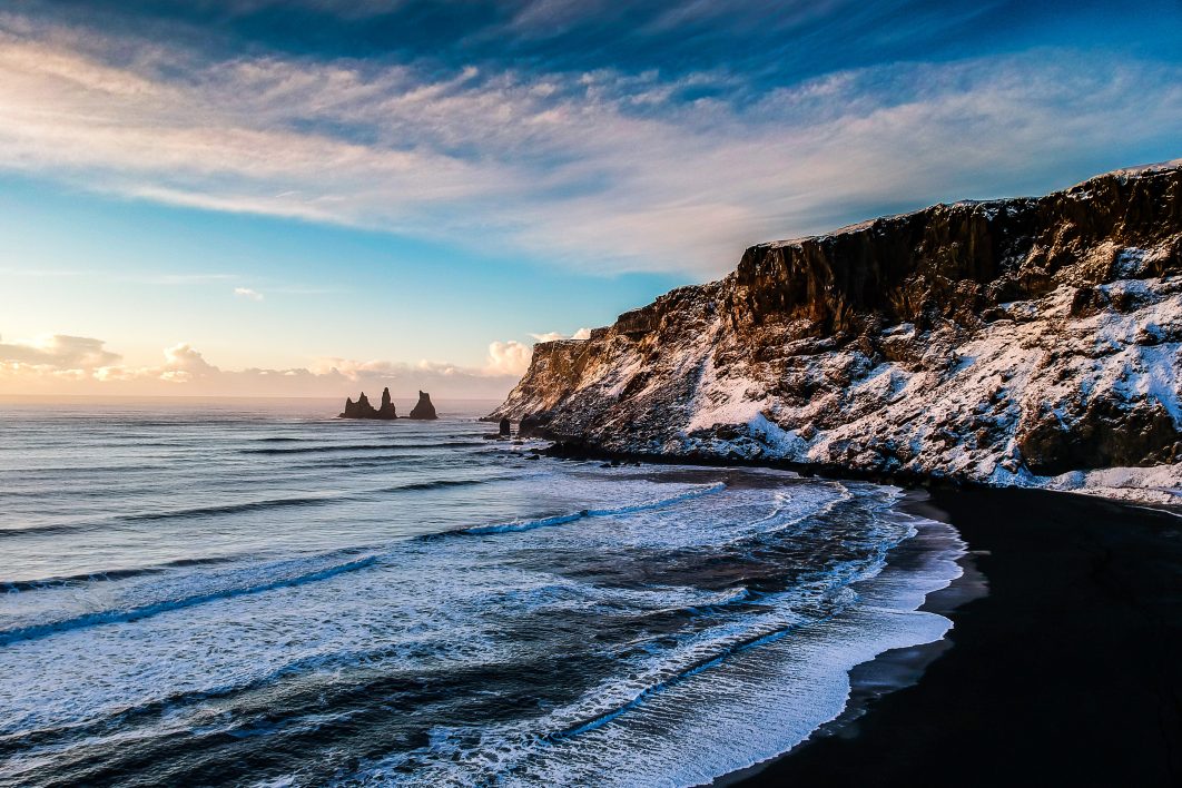 Winter Ocean Cliffs