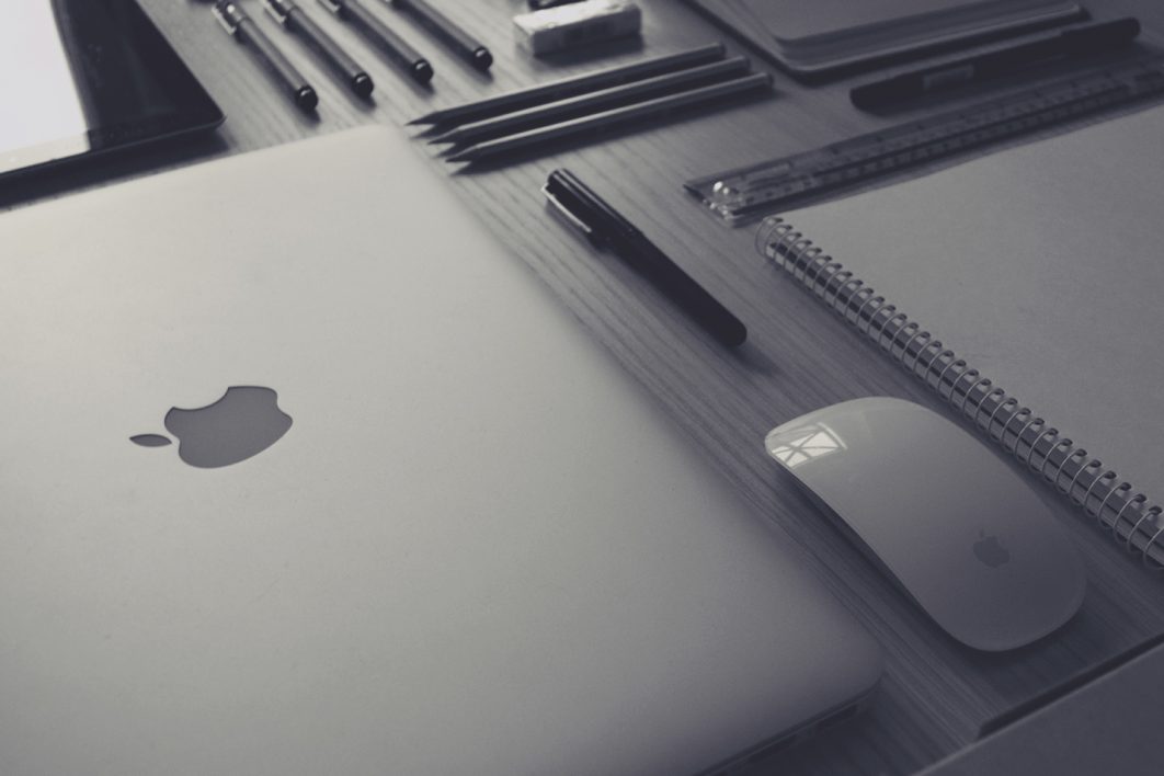 Grayscale Office Desk