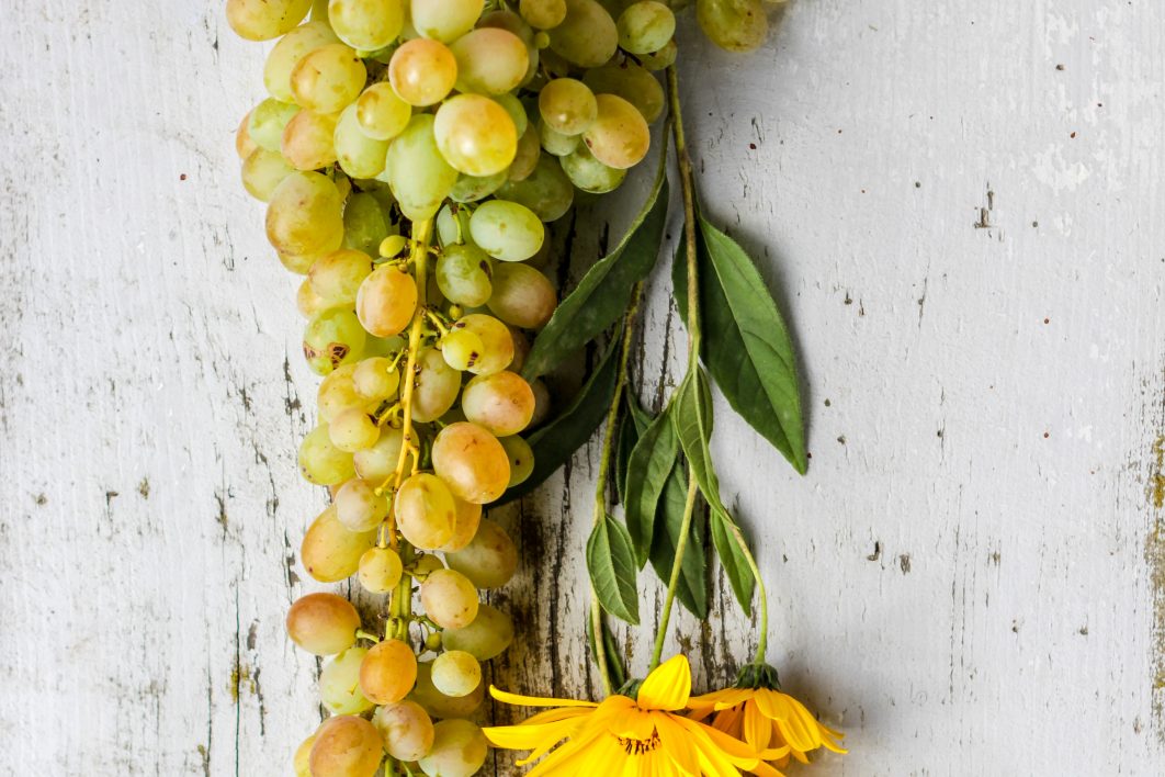 Flowers and Grapes