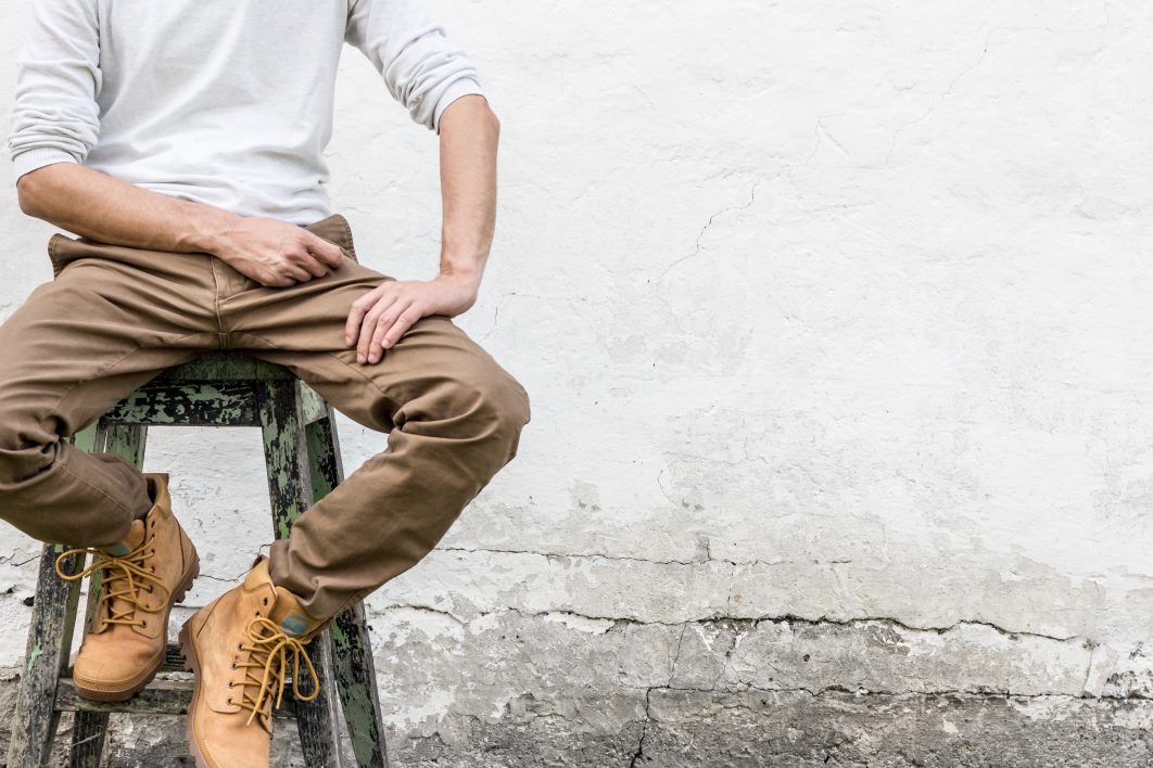 Man on Stool