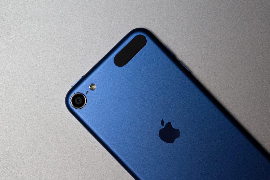 Isolated Blue iPhone