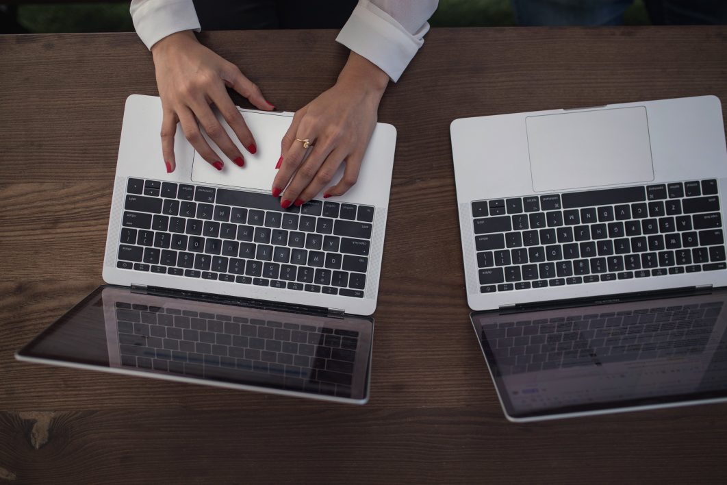 Hands With Laptop