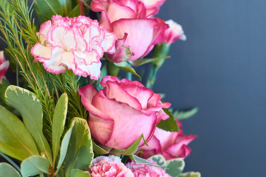 Pink Flowers Closeup