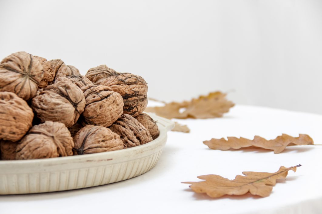 Walnuts on Table