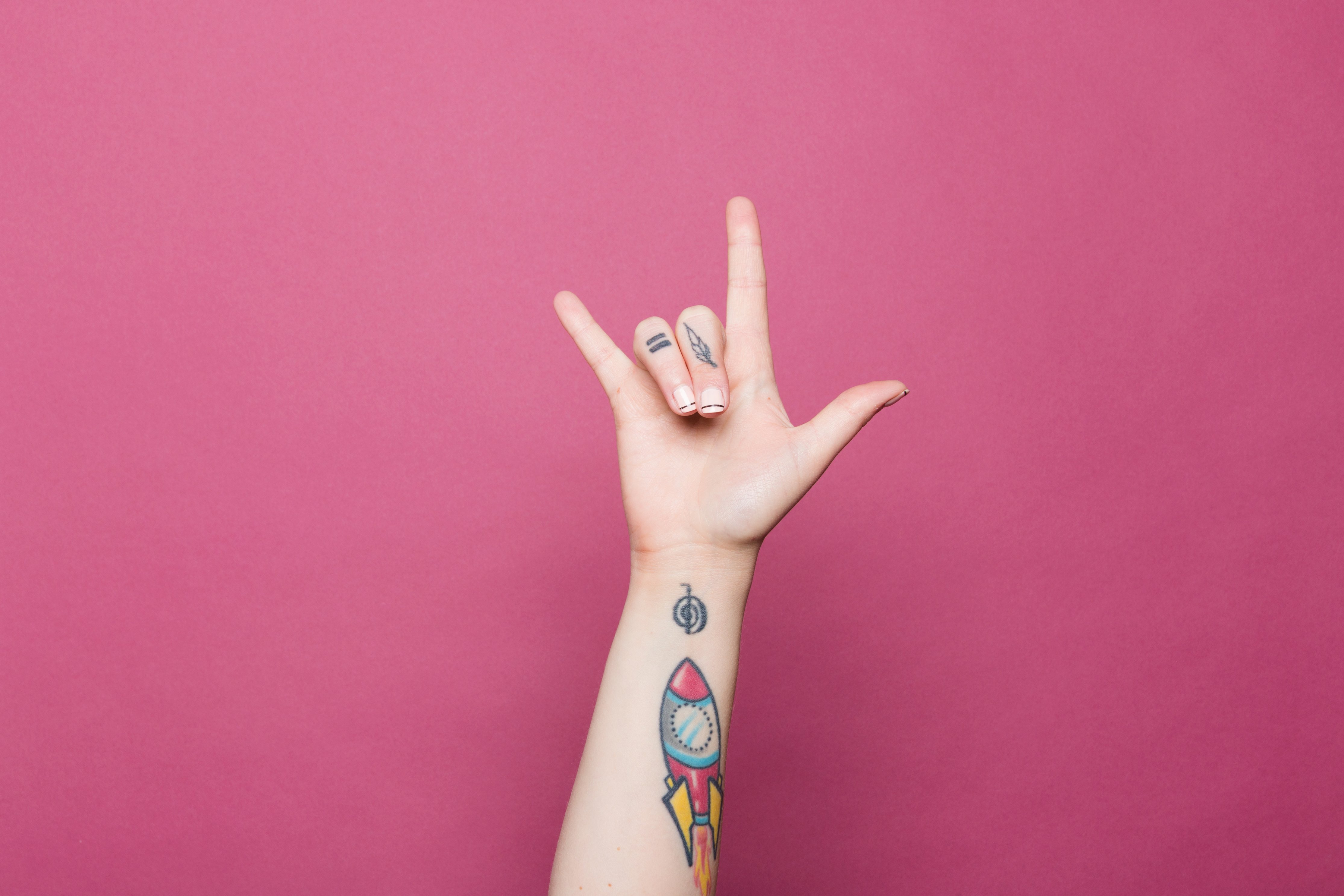 Sign Language For Love Free Stock Photo Negativespace