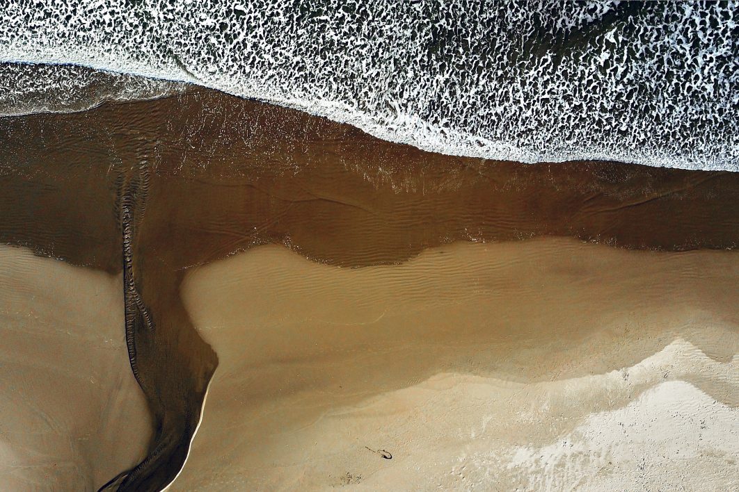 Aerial Beach and Ocean