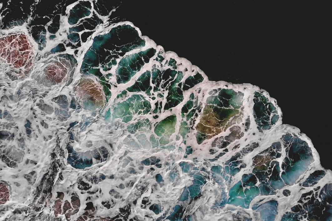 Abstract Ocean Aerial