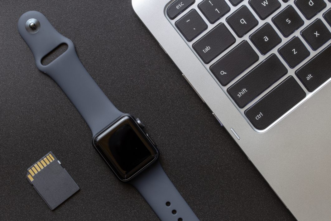 Smartwatch and Laptop