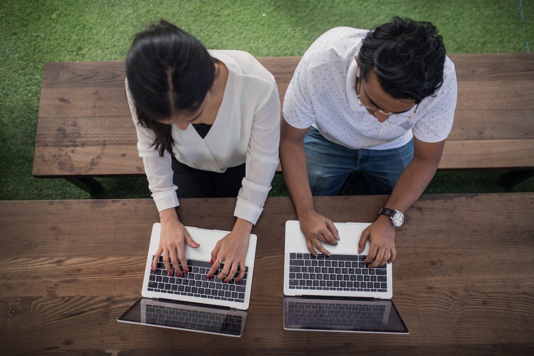 Laptop Top View Royalty Free HD Stock Photo and Image