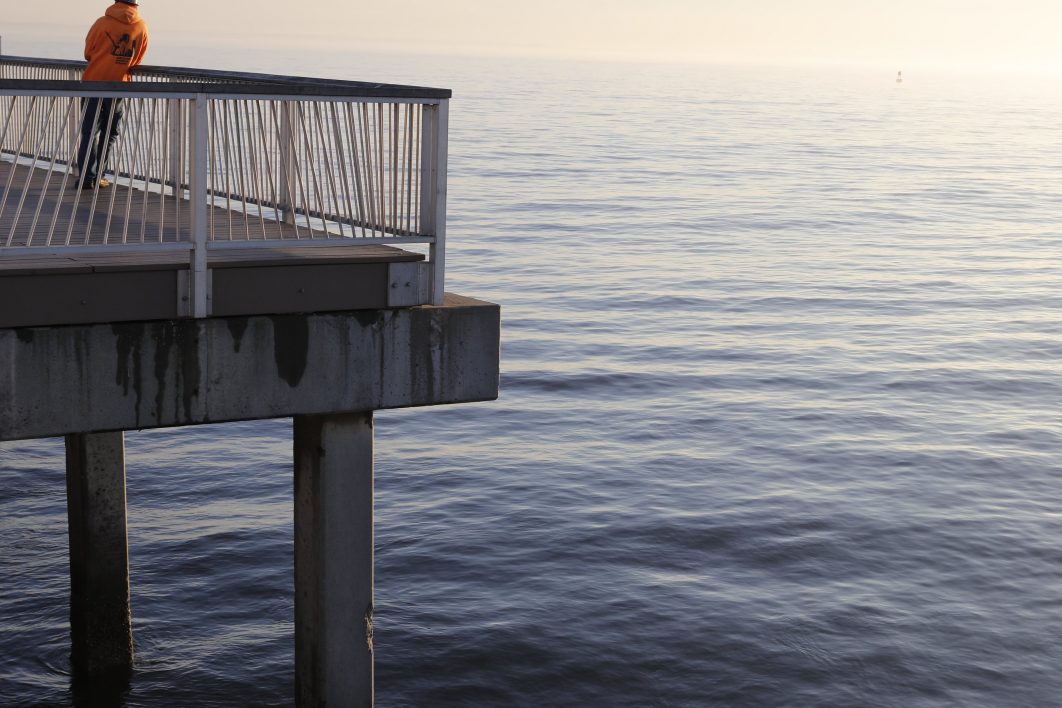 Single Man on Pier