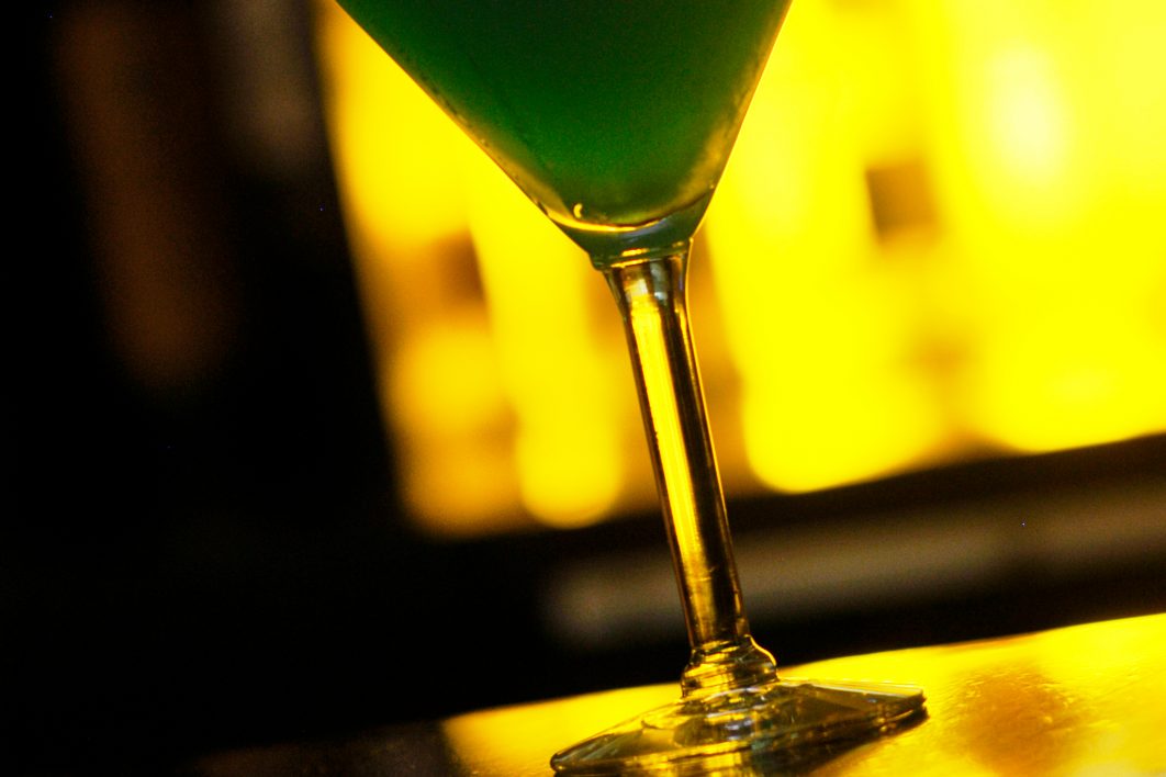 Martini Cocktail on Bar