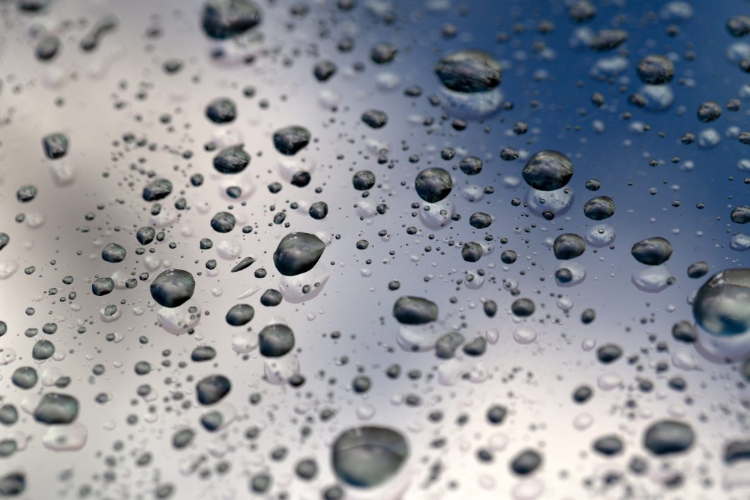 Water Droplets on Glass