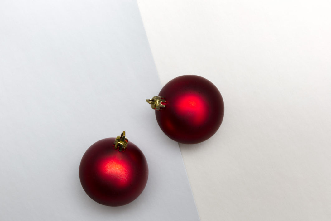 Christmas Baubles Background