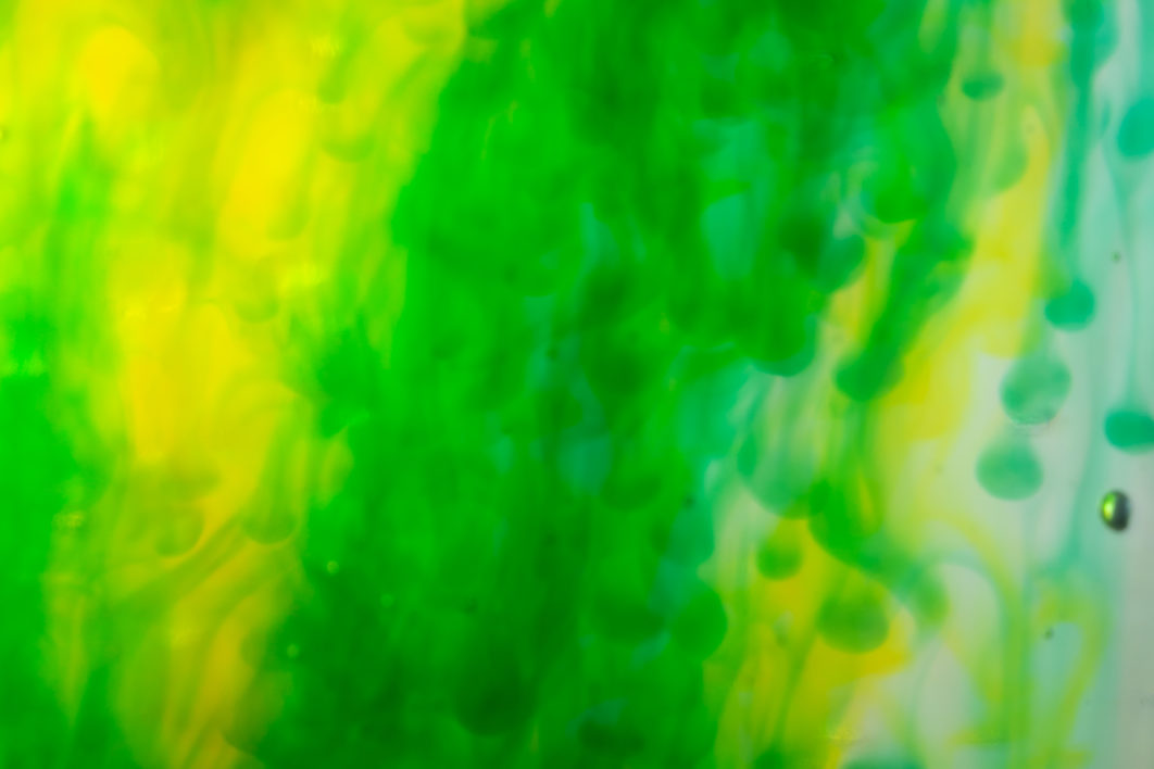 Green Ink Abstract