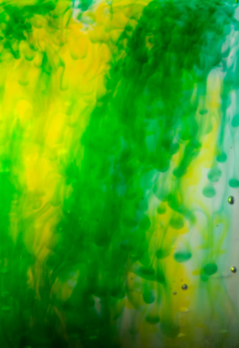 Green Ink Abstract
