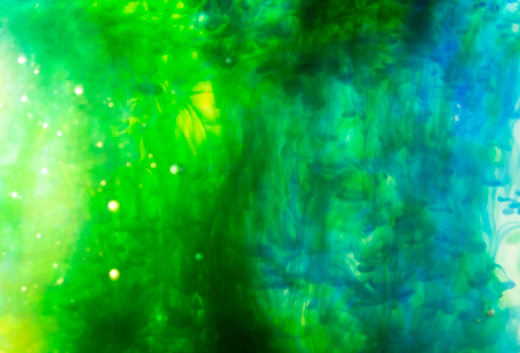Green Blue Abstract