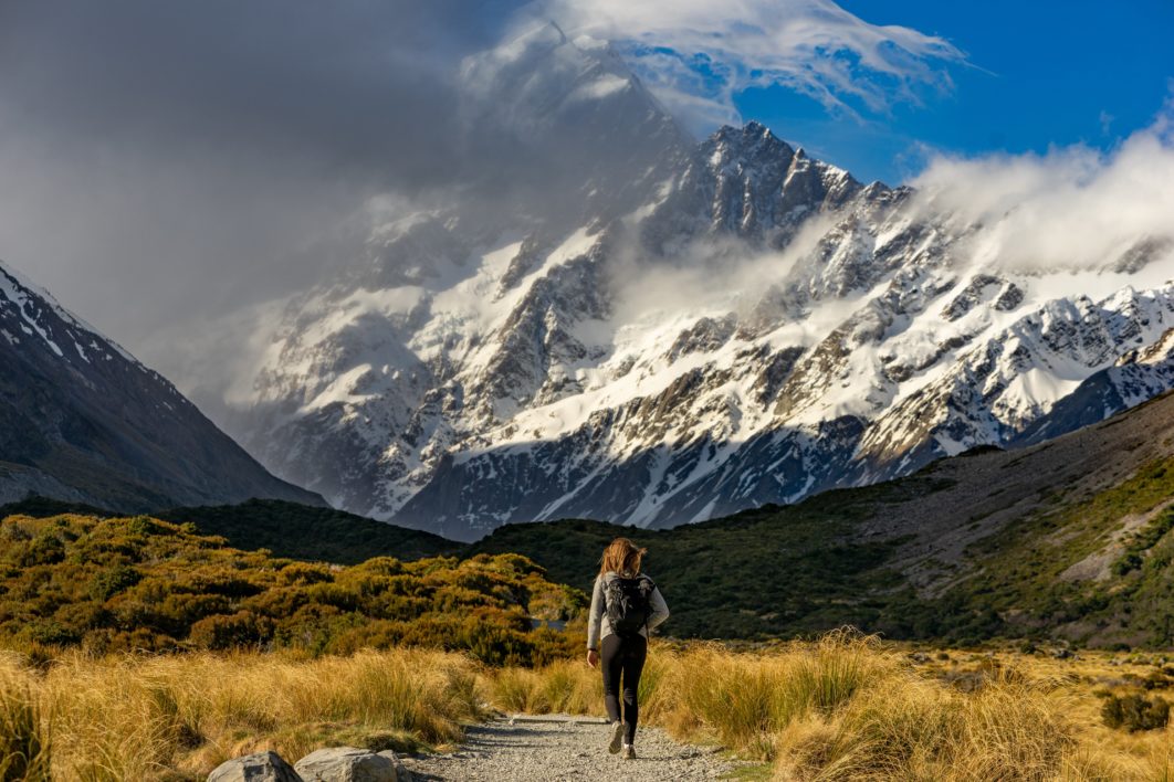 Hiker Mountains Adventure