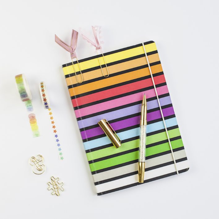Paper Notebook Flat lay