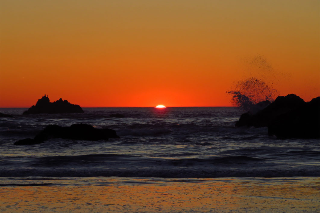 Warm Ocean Sunset