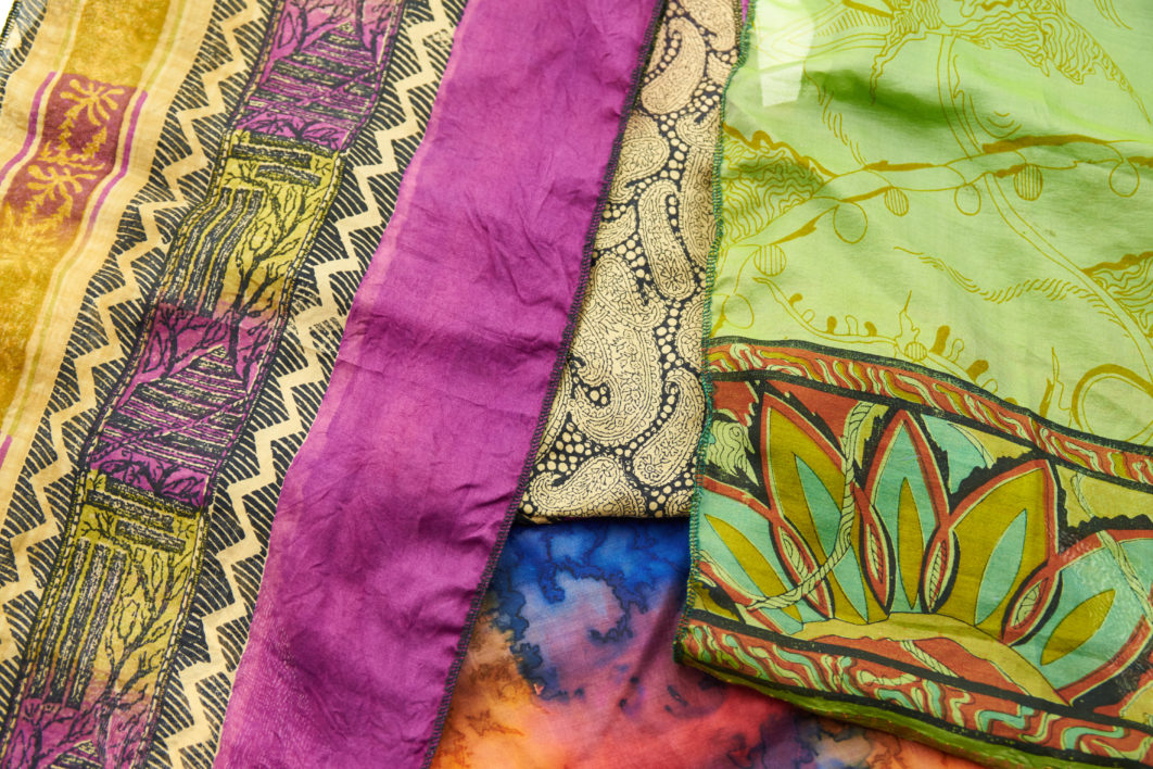 Sari Fabric Royalty-Free Stock Photo