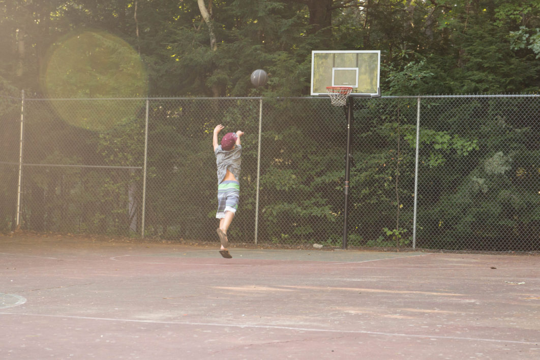 Basketball Game Outdoors