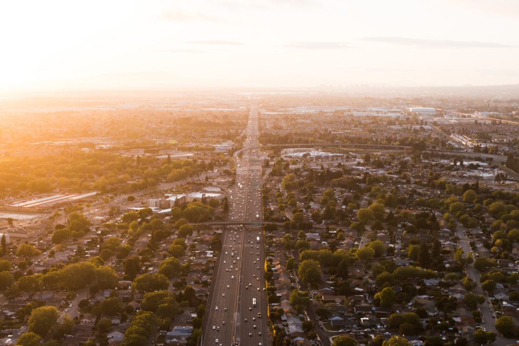 Aerial View Road