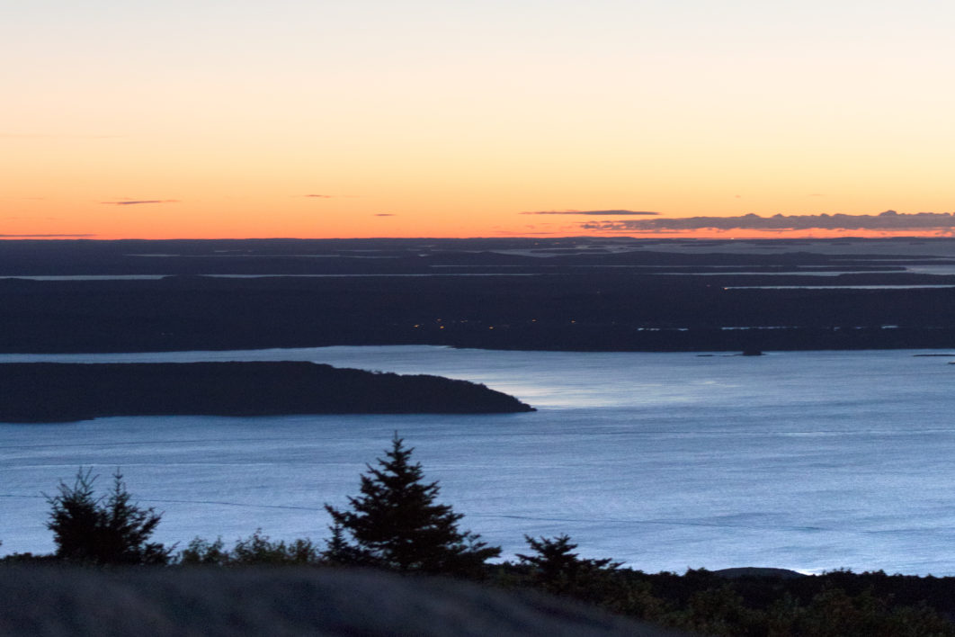 Mountain Ocean Sunrise