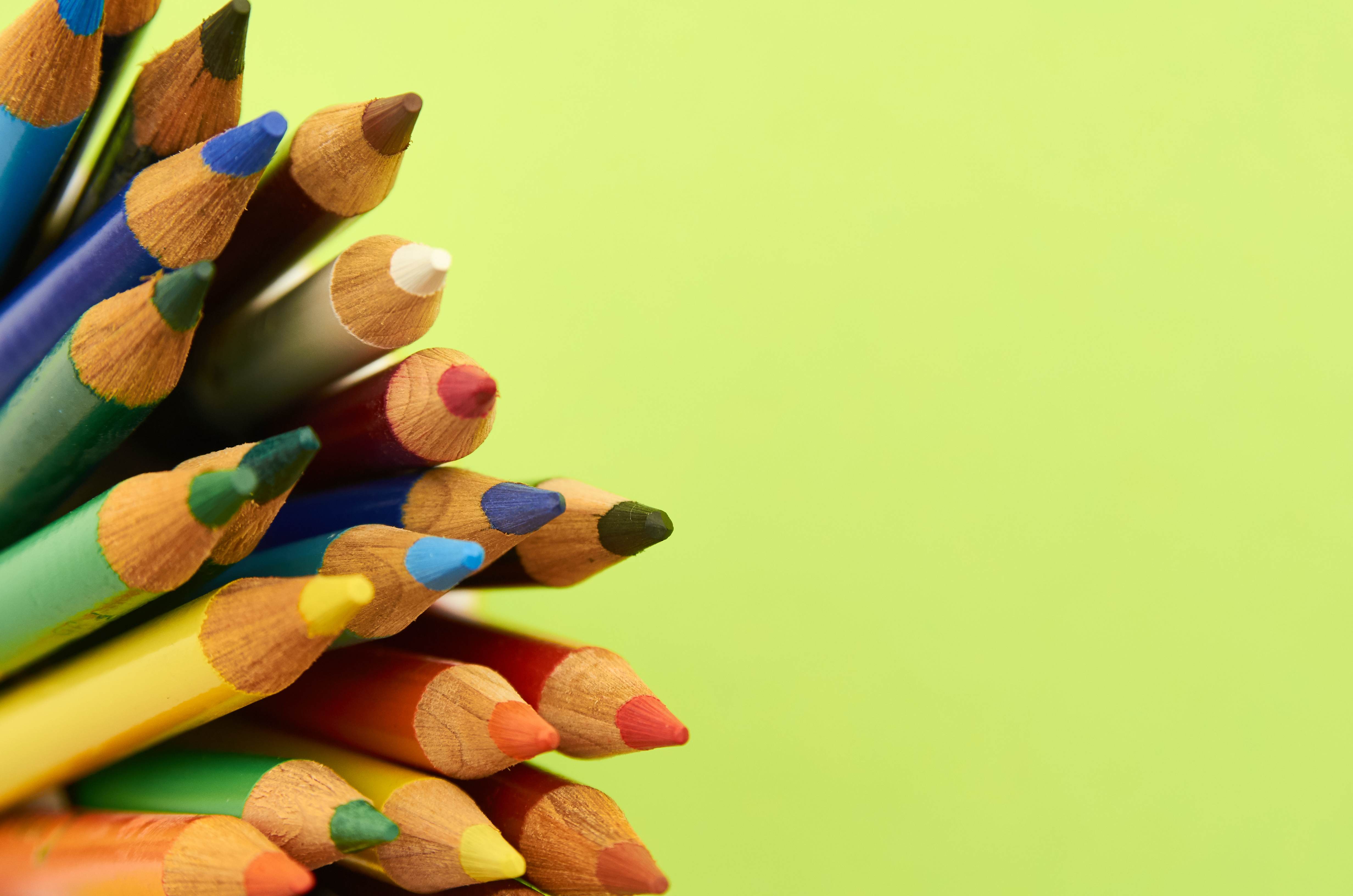 Colored Pencil Background Royalty Free Photo