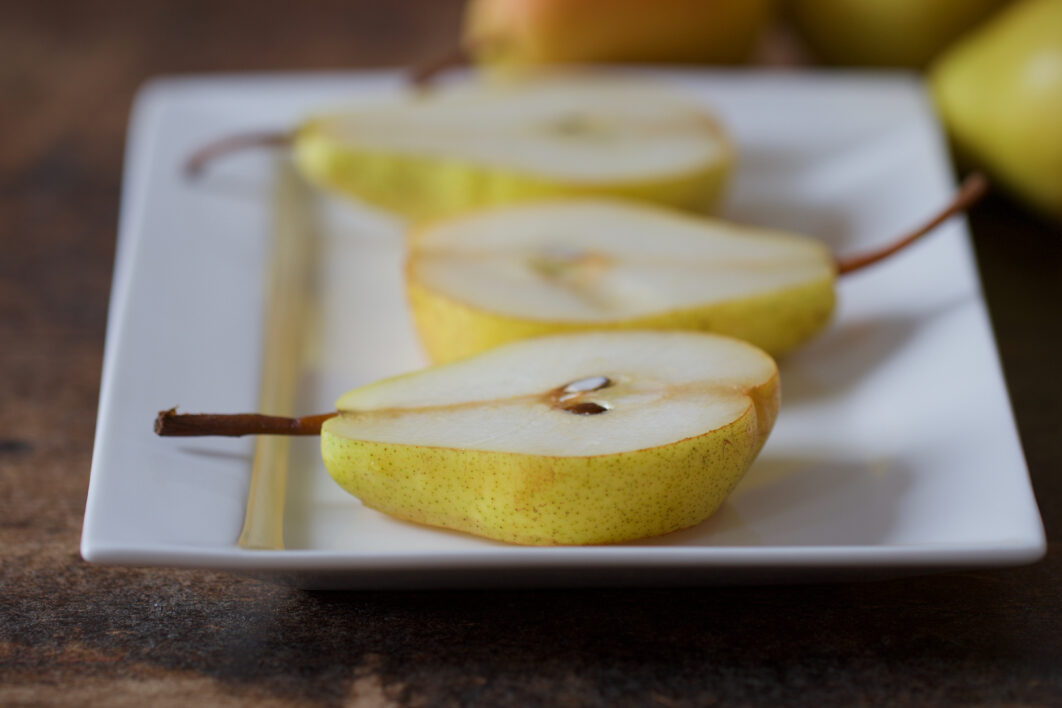 Sliced Pears