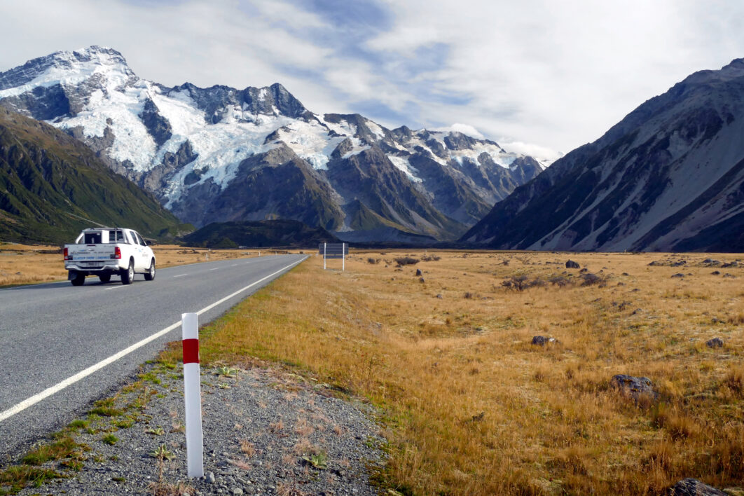 Car Road Mountains