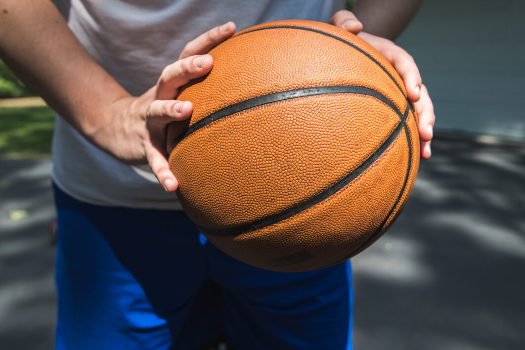 Basketball Hands Royalty Free Photo