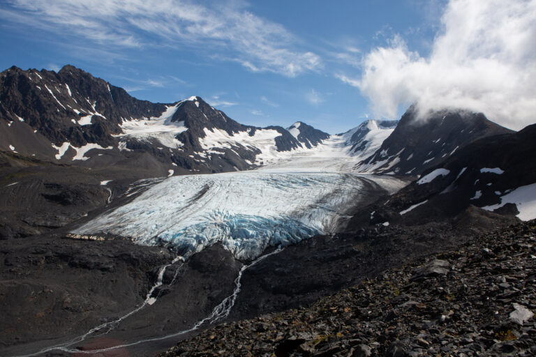 Glacier Mountain Landscape Royalty Free Photo