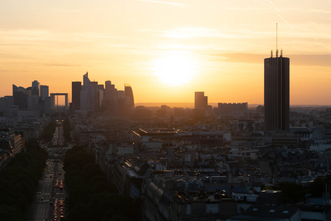 City Sunset Cityscape