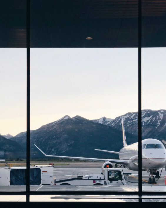 Airport Window Plane