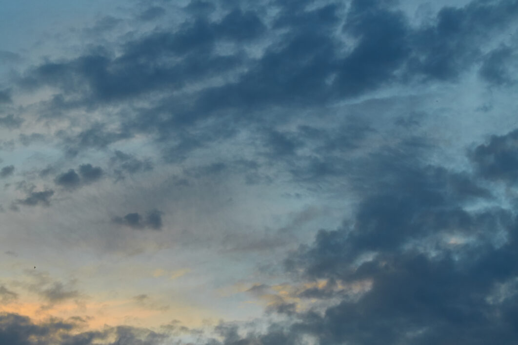 Evening clouds