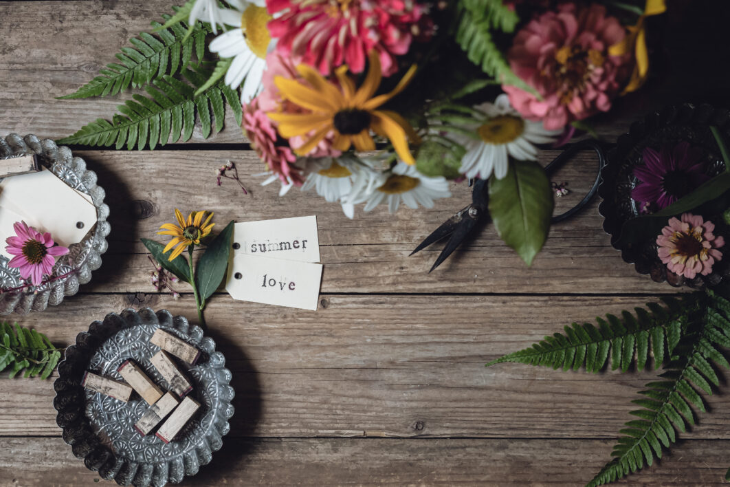 Rustic Wood Flowers