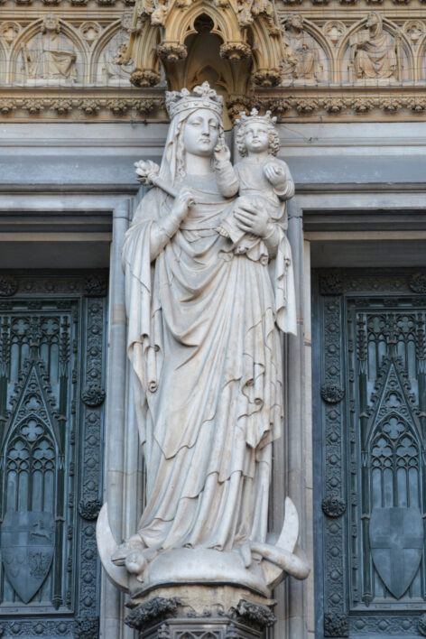 Ornate Building Statue