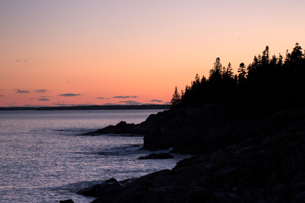 Lake Sunset Landscape