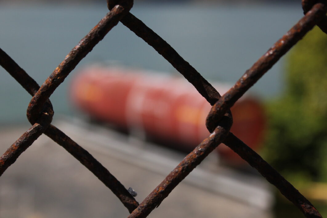 Rusty Fence Close up