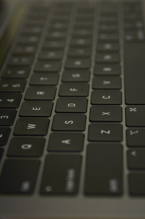 Close up Laptop Keyboard