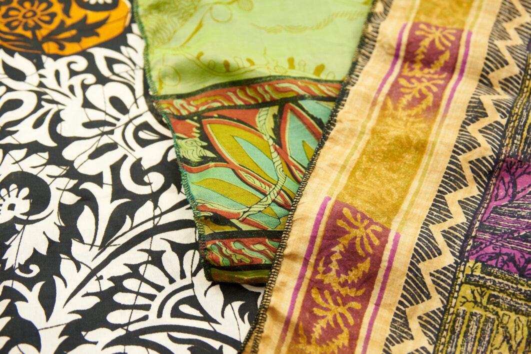 Sari Fabric Background