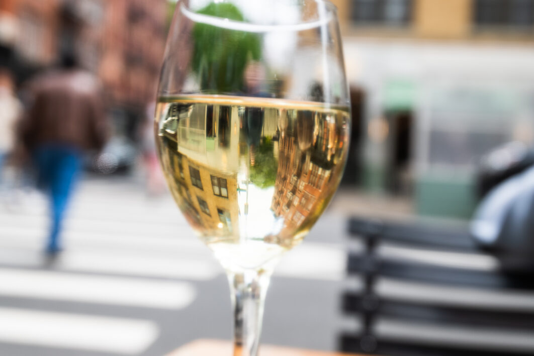 Wine Glass Table