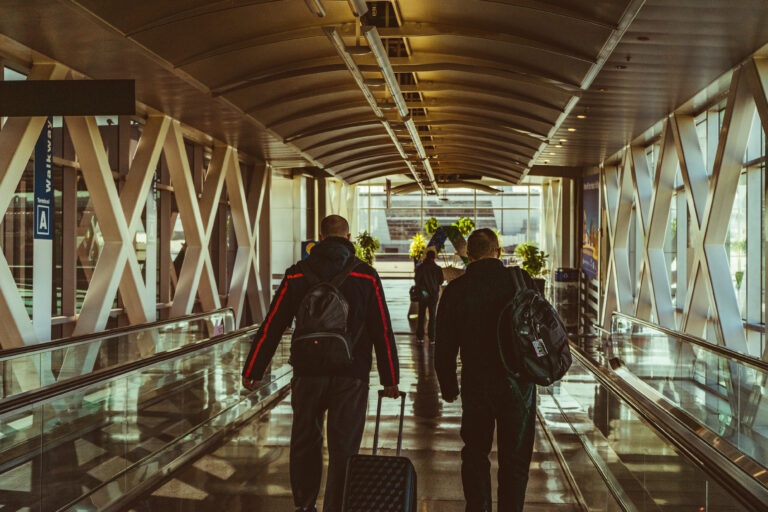 Airport Terminal People Royalty Free Photo