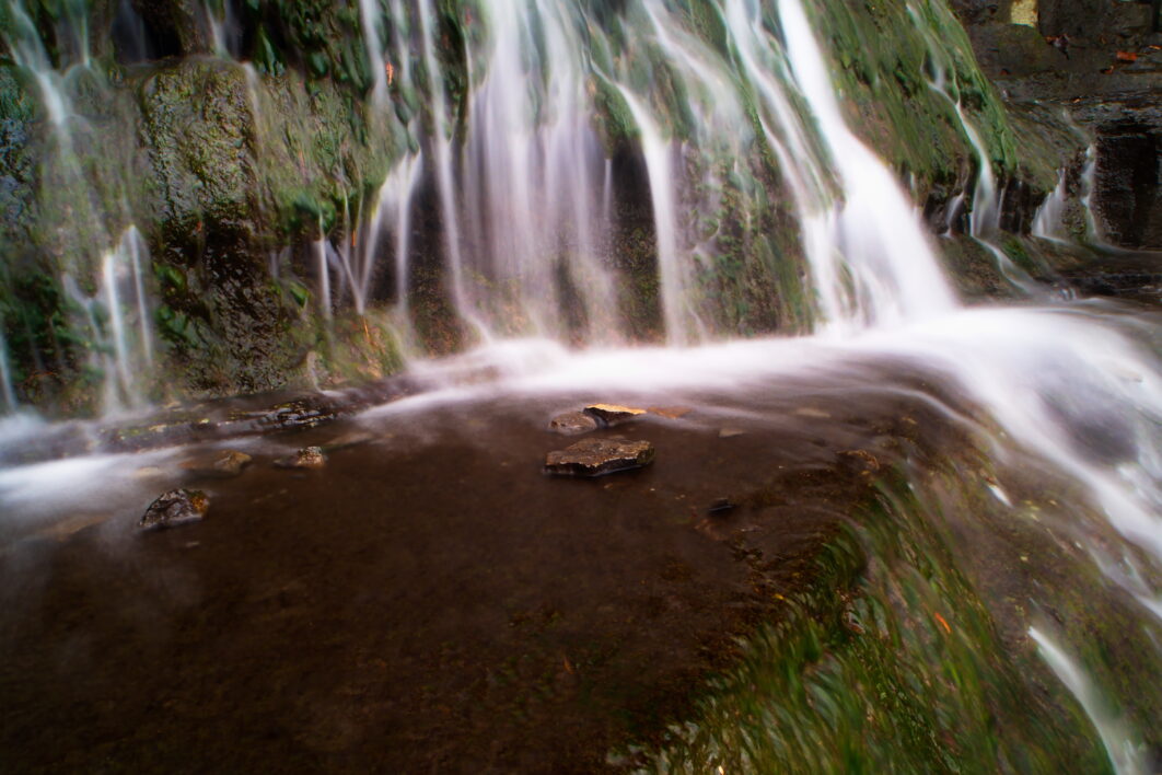 Waterfall Rocks Flowing
