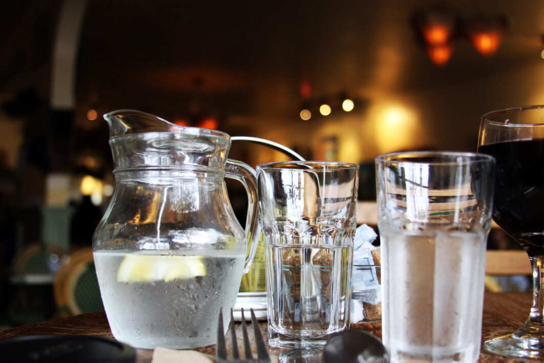 Water Glasses Table