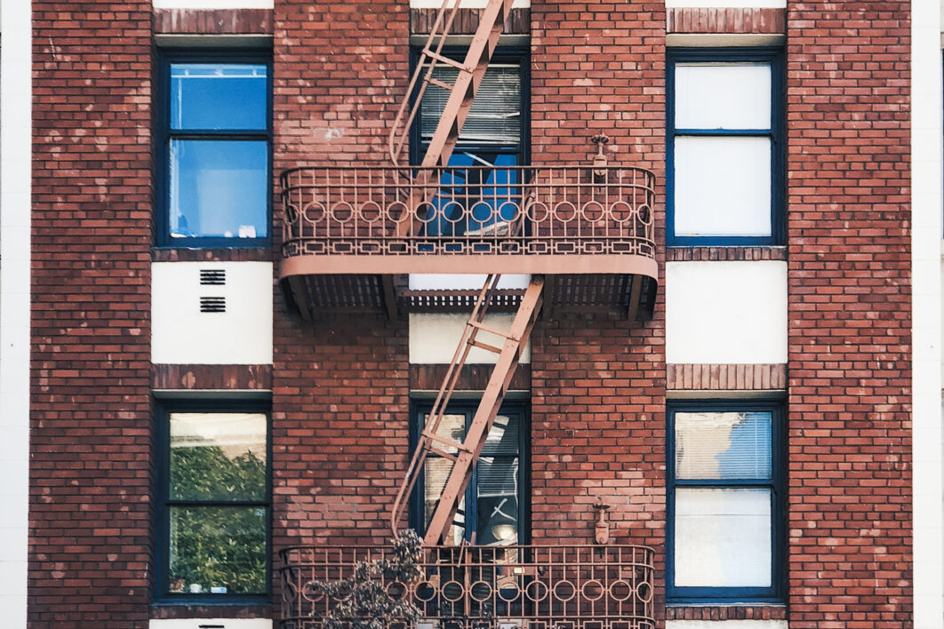 Apartment Building Windows